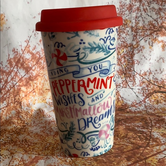 Anthropologie Other - Anthropologie Lily & Val coffee Cup with lid